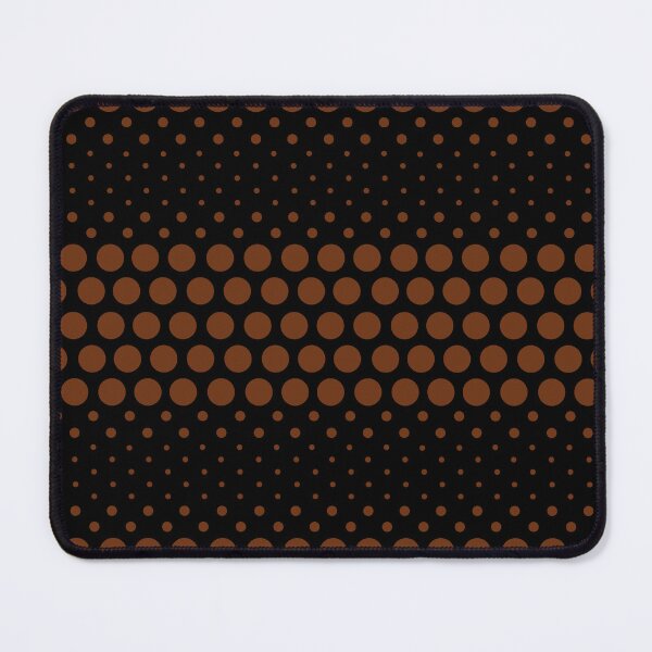 Item preview, Dotwave Brown Polka Dot on Black designed and sold by POLKAIWERX.