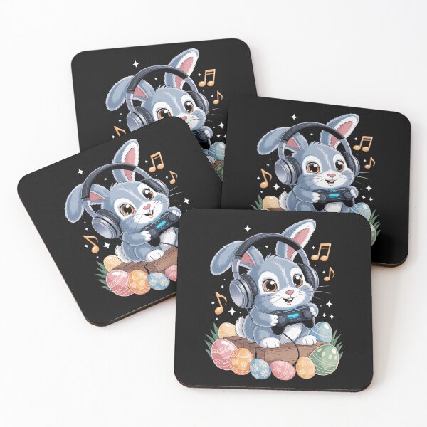 Item preview, Video Games Easter Day Bunny Rabbit Gaming designed and sold by PunkNation-Arts.