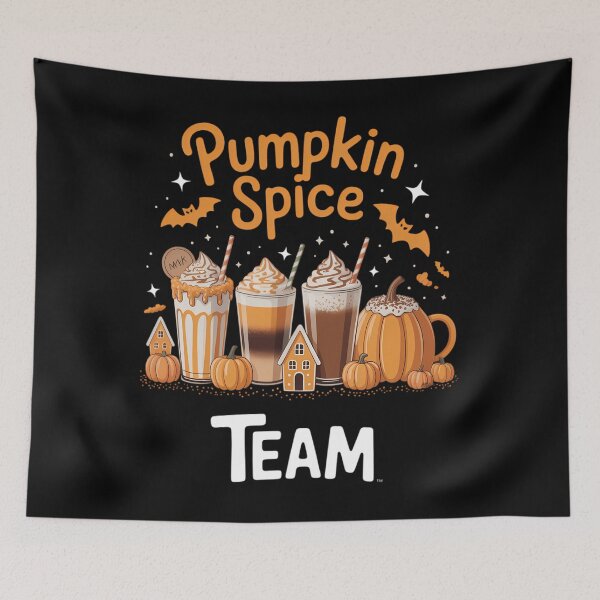 Item preview, Pumpkin Spice Team Fall Drinks Halloween Autumn designed and sold by HellD3vil-Art.