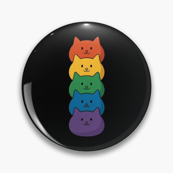 Item preview, Rainbow Flag Pride Month LGBTQ Rainbow Cat designed and sold by HellD3vil-Art.