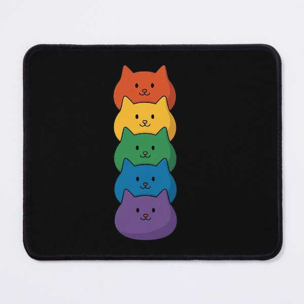 Item preview, Rainbow Flag Pride Month LGBTQ Rainbow Cat designed and sold by HellD3vil-Art.