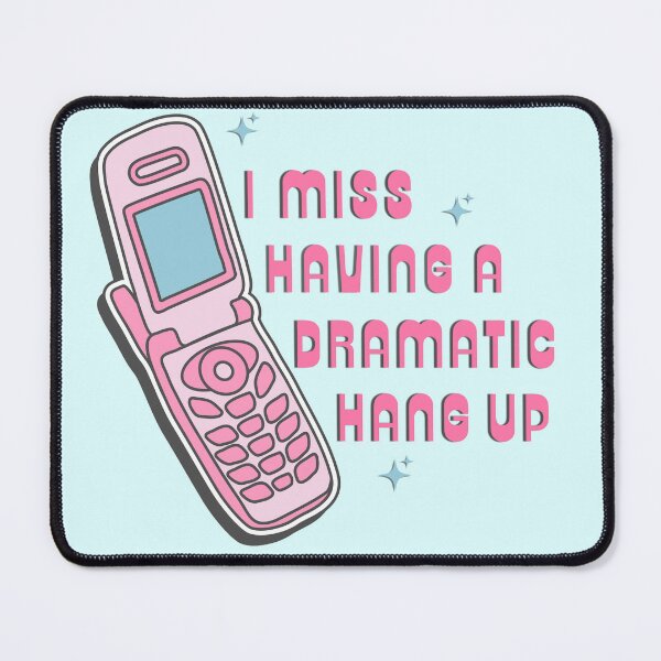 Item preview, I Miss Having A Dramatic Hang Up Funny Flip Phone Sticker Y2K Nostalgia designed and sold by Wander & Whim Designs.