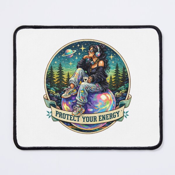 Item preview, PROTECT YOUR ENERGY - Vintage Badge Logo Single Life designed and sold by sabily.