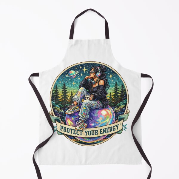 Item preview, PROTECT YOUR ENERGY - Vintage Badge Logo Single Life designed and sold by sabily.