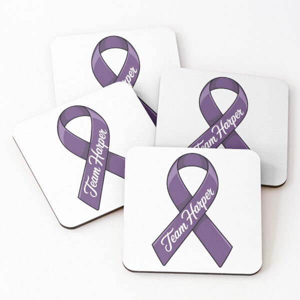 Item preview, Pancreatic Cancer Ribbon Purple Ribbon Awareness designed and sold by PunkNation-Arts.