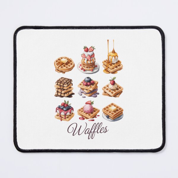 Item preview, Waffle breakfast lover morning food cute cottagecore waffles designed and sold by PunkNation-Arts.