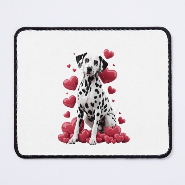 Item preview, Valentines Day Love Hearts Dalmatian Dog Puppy Lover designed and sold by PunkNation-Arts.