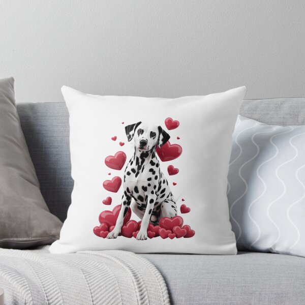 Item preview, Valentines Day Love Hearts Dalmatian Dog Puppy Lover designed and sold by PunkNation-Arts.