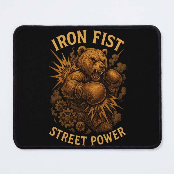 Item preview, Vintage Industrial Boxing Bear Art designed and sold by SholoStudio.