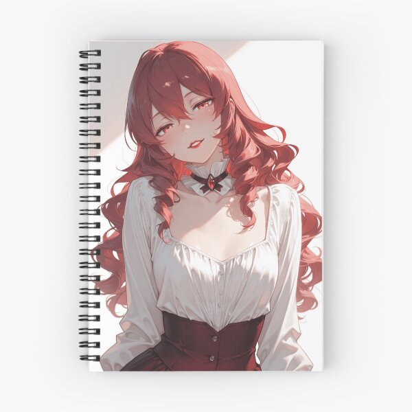 Item preview, Seductive Red Hair Pierrot Beauty Portrait designed and sold by SEIMEI2025.