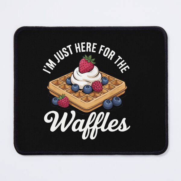 Item preview, Waffle Party Foodie Food Breakfast designed and sold by HellD3vil-Art.