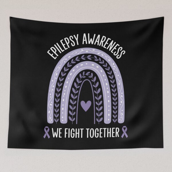 Item preview, We Fight Together Epilepsy Awareness Epilepsy designed and sold by Moon-Ape.