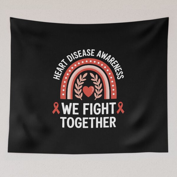 Item preview, We Fight Together Heart Disease Awareness designed and sold by Moon-Ape.