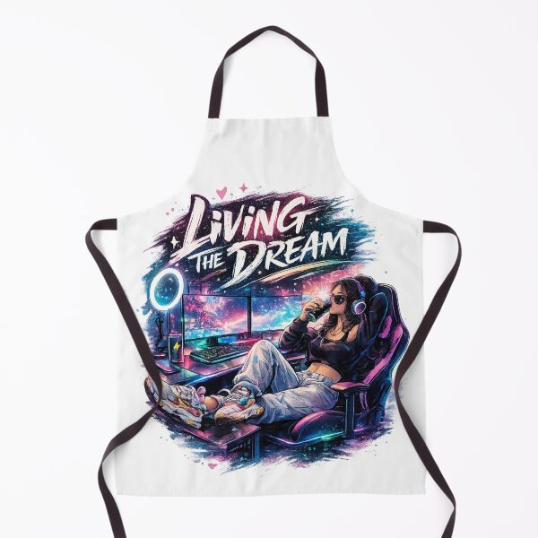 Item preview, LIVING THE DREAM - Brush Lettering Single Life designed and sold by sabily.