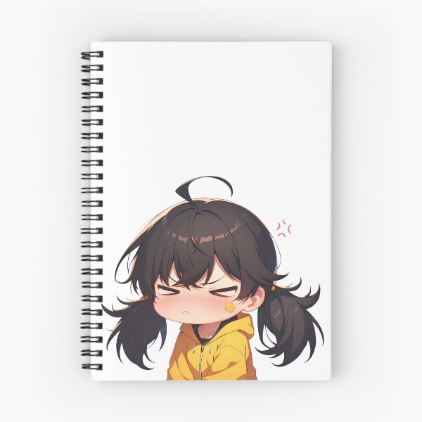 Item preview, Karen Araragi Bakemonogatari Chibi Sulky Hoodie Mood designed and sold by 108Recordings.