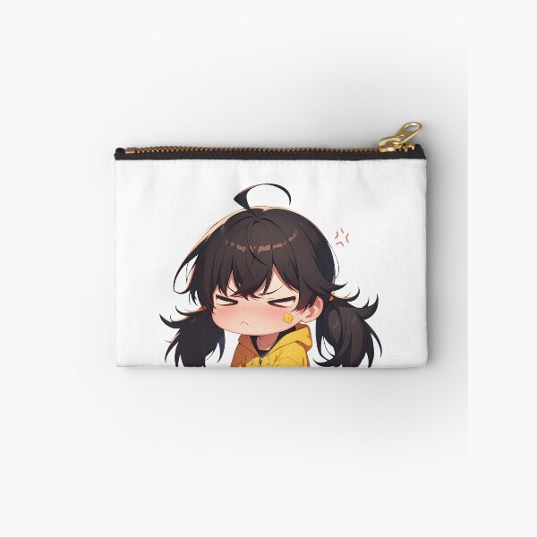 Item preview, Karen Araragi Bakemonogatari Chibi Sulky Hoodie Mood designed and sold by 108Recordings.