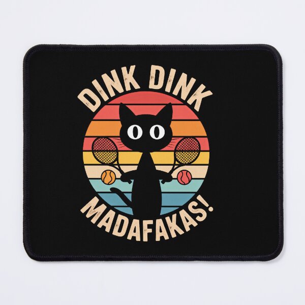 Item preview, Pickleball Cat Dink Madafakas Crazy Cat Pickleball designed and sold by HellD3vil-Art.