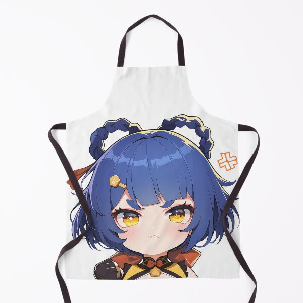 Item preview, Xiangling Genshin Impact Chibi Kawaii Angry Pout designed and sold by 108Recordings.