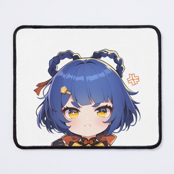 Item preview, Xiangling Genshin Impact Chibi Kawaii Angry Pout designed and sold by 108Recordings.