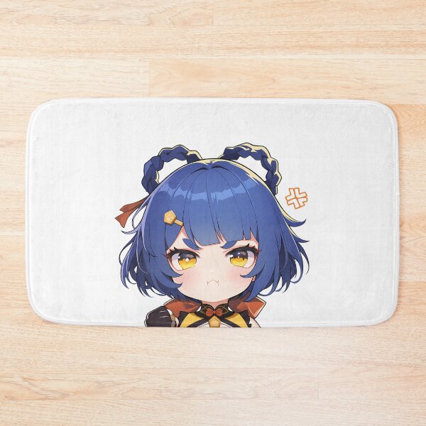 Item preview, Xiangling Genshin Impact Chibi Kawaii Angry Pout designed and sold by 108Recordings.