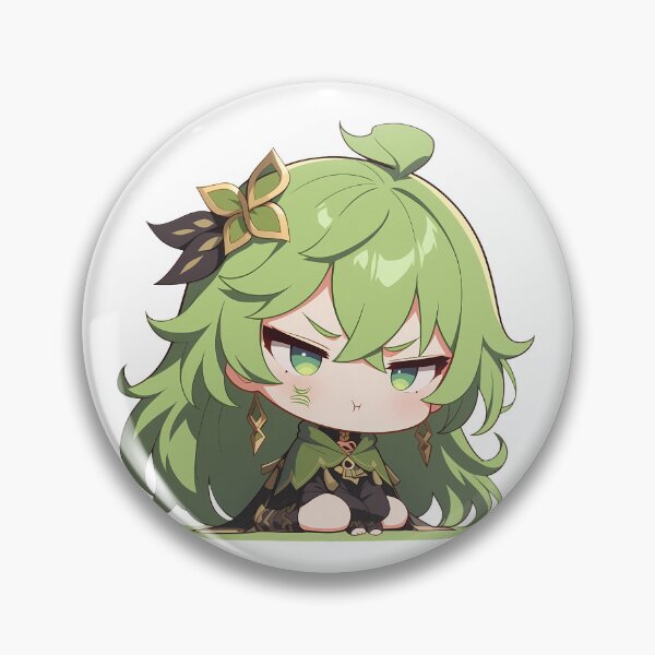 Item preview, Collei Genshin Impact Chibi Pout Mode Kawaii Rage designed and sold by 108Recordings.