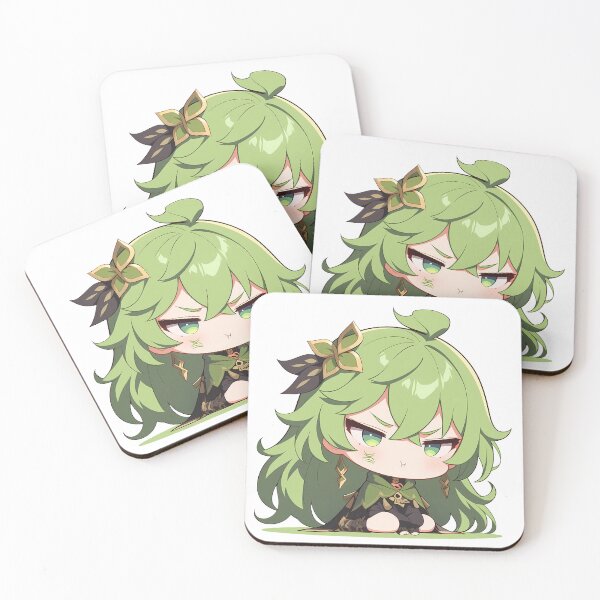 Item preview, Collei Genshin Impact Chibi Pout Mode Kawaii Rage designed and sold by 108Recordings.