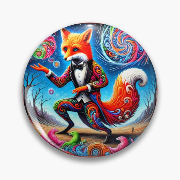 Item preview, Galactic Glamour: The Surreal Dapper Fox designed and sold by daweave77.