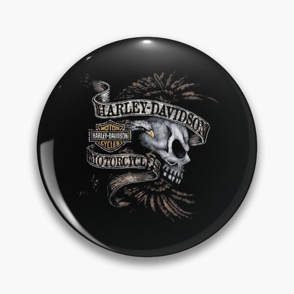Item preview, Vintage Harley Davidson SkulL Logo designed and sold by peggycantu.