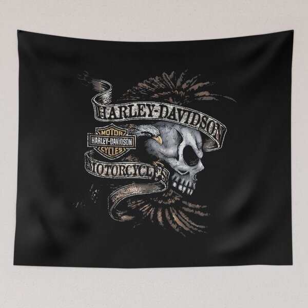 Item preview, Vintage Harley Davidson SkulL Logo designed and sold by peggycantu.