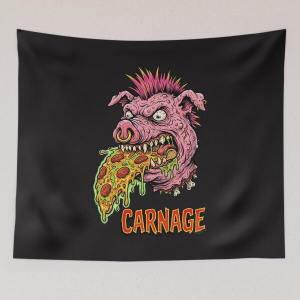 Item preview, Pizza Boar Mutant Carnage designed and sold by AwesomeBeyondLimits.