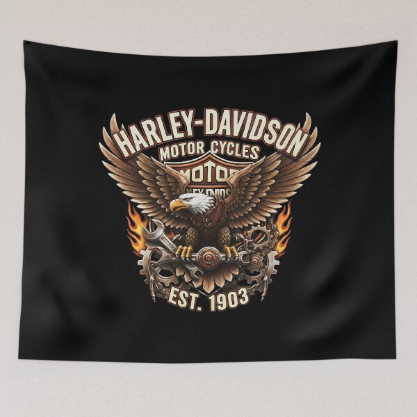 Item preview, Vintage Harley Davidson Logo Eagle designed and sold by peggycantu.