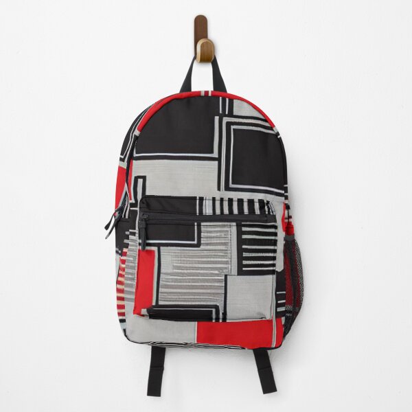 Item preview, Bauhaus Style Geometric Red and Black Abstract designed and sold by AlxVel.