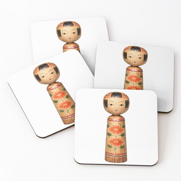 Item preview, Kokeshi Doll: The Silent Bloom - 木伝統こけし「静寂の華」 designed and sold by NYAO-YUUKI.