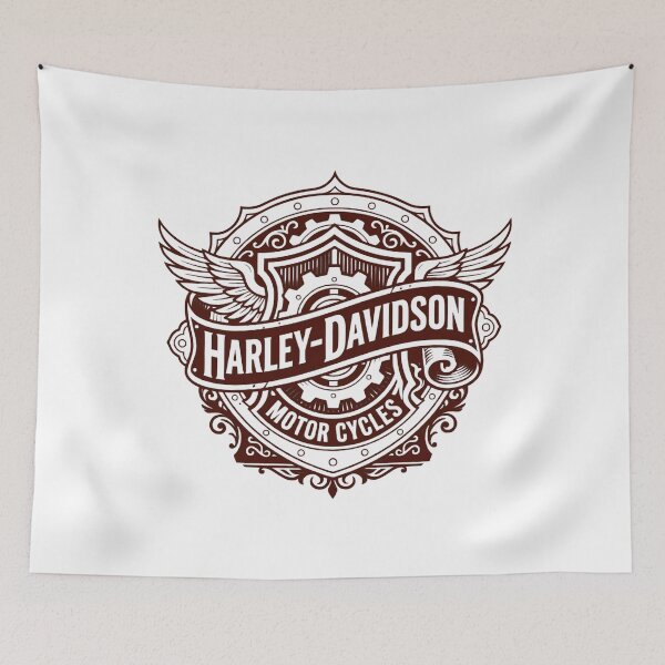 Item preview, Harley Davidson, Harley Eagle Logo, Music Lover Gift - Vintage Skull Style - Vintage Rock designed and sold by peggycantu.