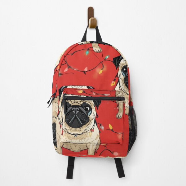 Item preview, A Christmas Pug Pattern designed and sold by JosueShop101.