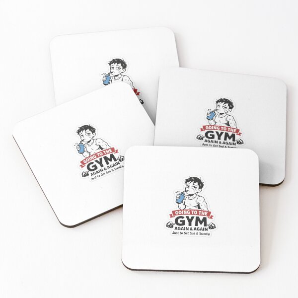 Item preview, Funny Gym Meme Sticker | Going to the Gym Again & Again | Workout Humor designed and sold by Humpty143.