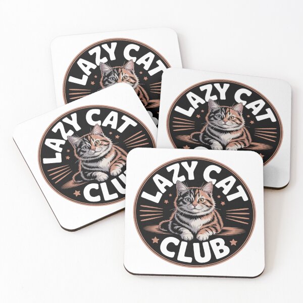 Item preview, Lazy Cat Club Vintage Illustration designed and sold by RPNdesign.