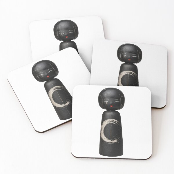 Item preview, Zen Kokeshi: The Void & Enso - 漆黒こけし「円相」 designed and sold by NYAO-YUUKI.