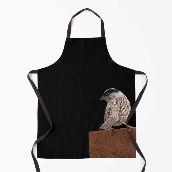 Item preview, White-crowned Sparrow on Rustic Perch Bird Photography designed and sold by Elwynn WildLight Photography.