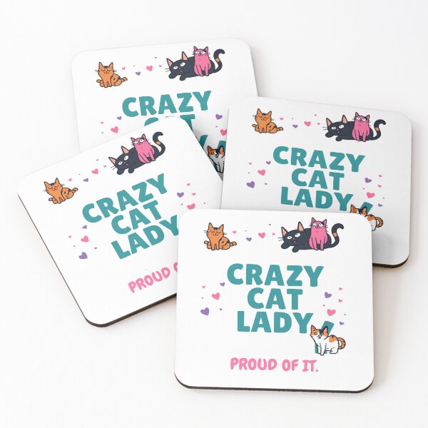 Item preview, Crazy Cat Lady Proud Of It | Funny Cat Lover Gift | Cat Mom Shirt designed and sold by AkiraCustoms.