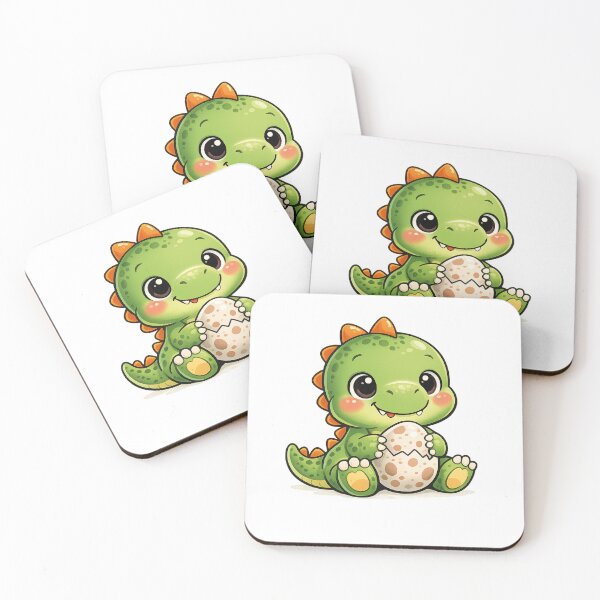 Item preview, Cute Baby Dinosaur with Egg designed and sold by Peter-Wurst.