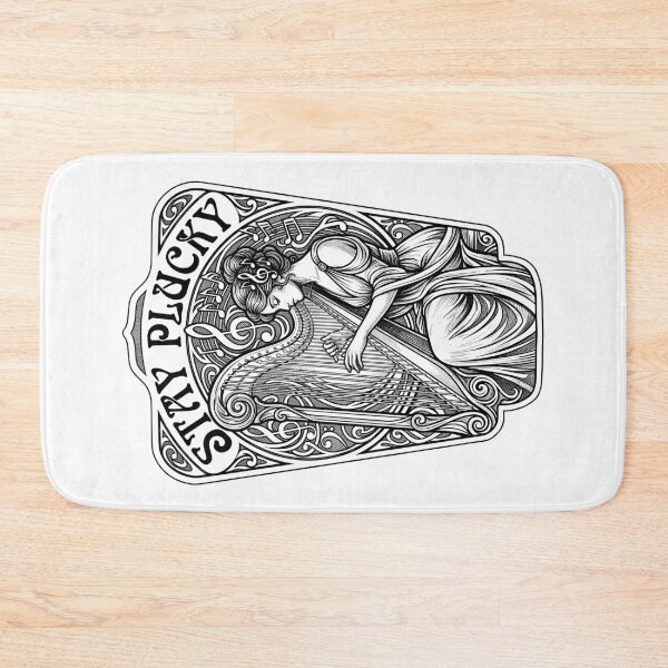 Item preview, Harp Player Harpist Girl Music Stay Plucky Woman Musician designed and sold by GrandeDuc.