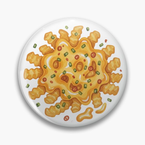 Item preview, Cheddar Fries Cheese Fries Lover Cheesy Comfort Food Sticker designed and sold by GymTanLaundry.
