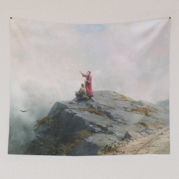 Item preview, Dante shows the artist in the unusual clouds designed and sold by SharonTheFirst.