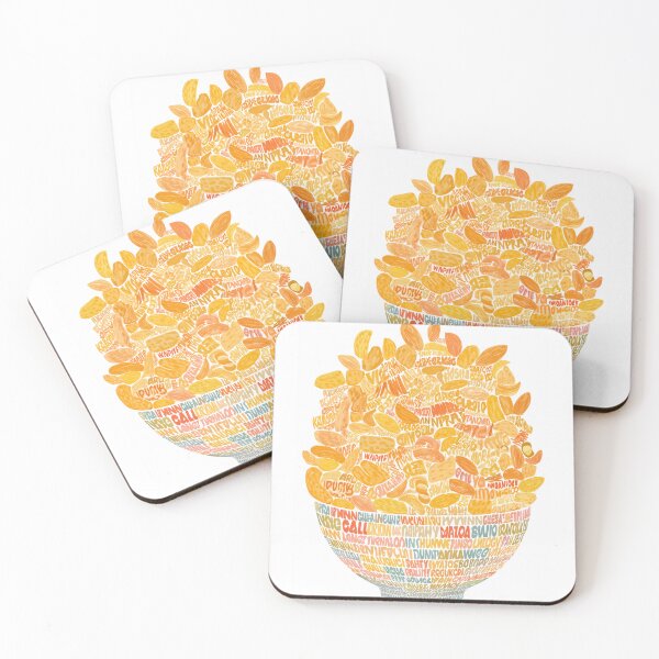 Item preview,  Bowl of Chips Word Art Style Illustration designed and sold by BobaBunny76.
