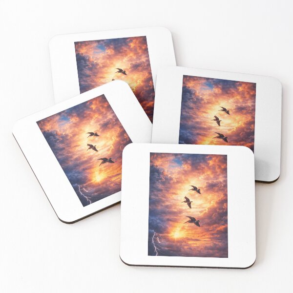 Item preview, Flock @ Sunset designed and sold by Jennifer Phipps.