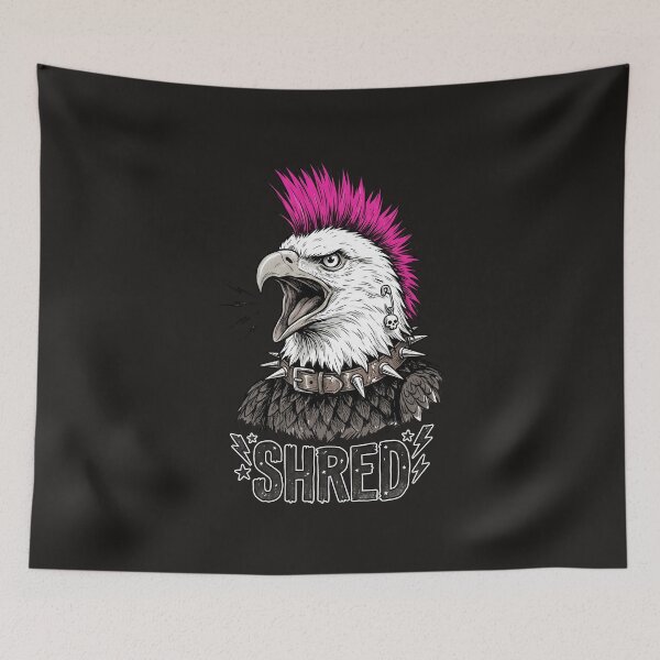 Item preview, Punk Rock Mohawk Eagle Shred designed and sold by AwesomeBeyondLimits.