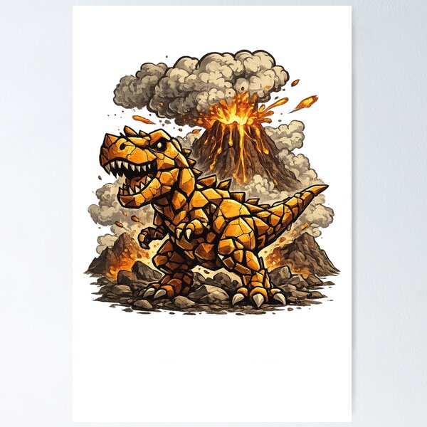 Item preview,  Fire Lava T-Rex designed and sold by Peter-Wurst.