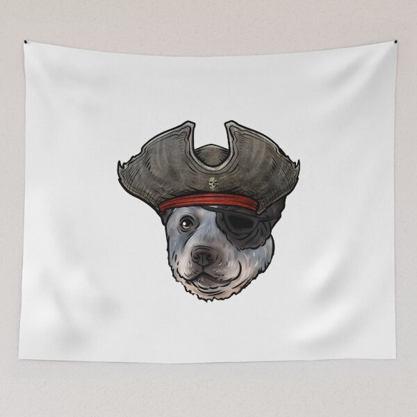 Item preview, Australian Cattle Dog Pirate designed and sold by whyitsme.