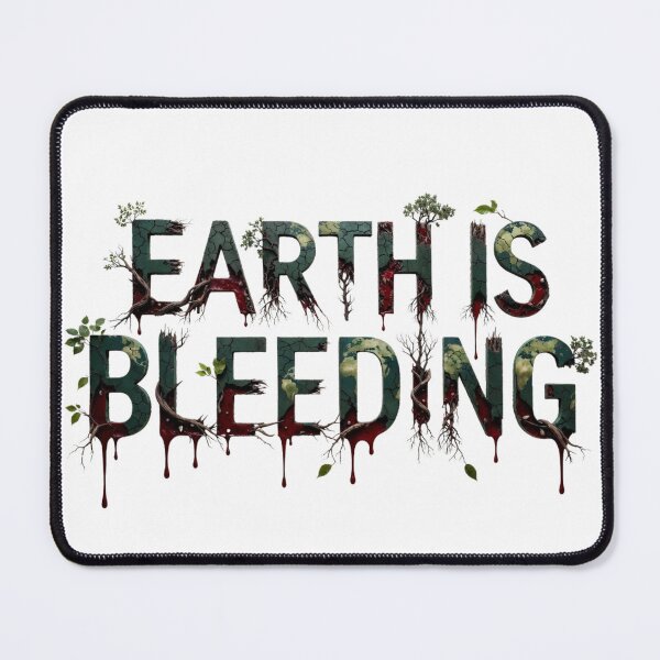 Item preview, EARTH IS BLEEDING designed and sold by treasure-vi.